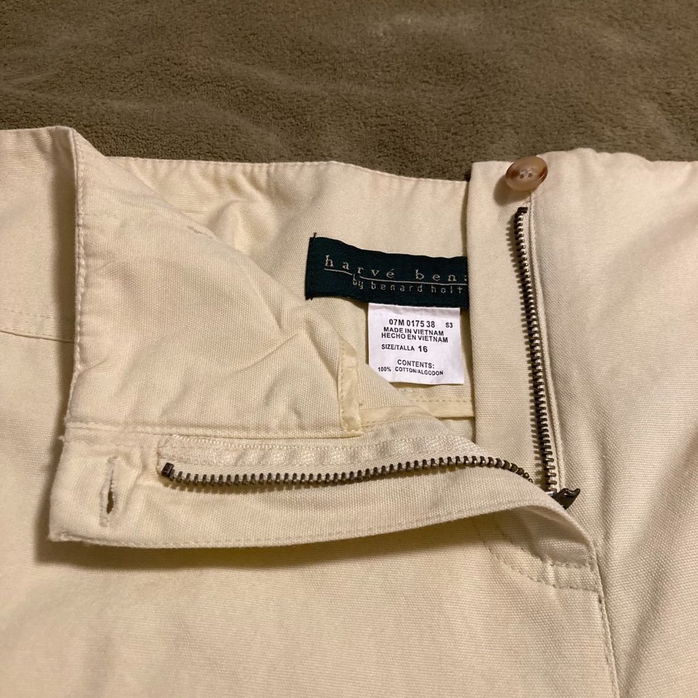 NWT Vintage Harve Benard Lightweight Denim Jeans Pants High Rise Size 16 - Picture 5 of 13